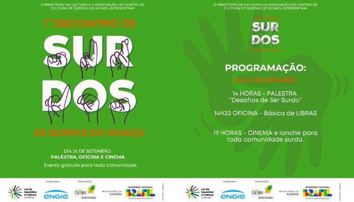 Centro de Cultura promove 1º Encontro de Surdos de Quedas do Iguaçu